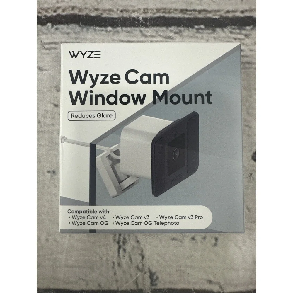 Wyze WYZECGS Cam OG Wired 1080p Smart Security Camera + Window Mount WYZEWMV2